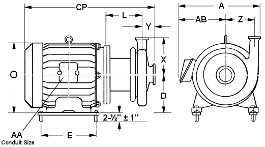 Объемный насос модели C100